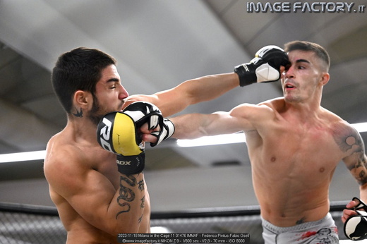 2023-11-18 Milano in the Cage 11 01476 IMMAF - Federico Pintus-Fabio Gsell